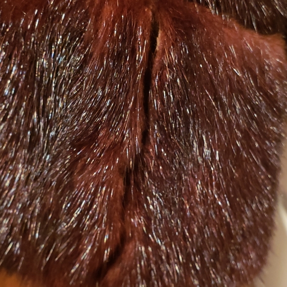 Janet Sloane Leather and fur coat - Picture 6 of 7